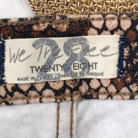 NWT Free People Two Faced Snakeskin Jegging - Picture 6 of 16